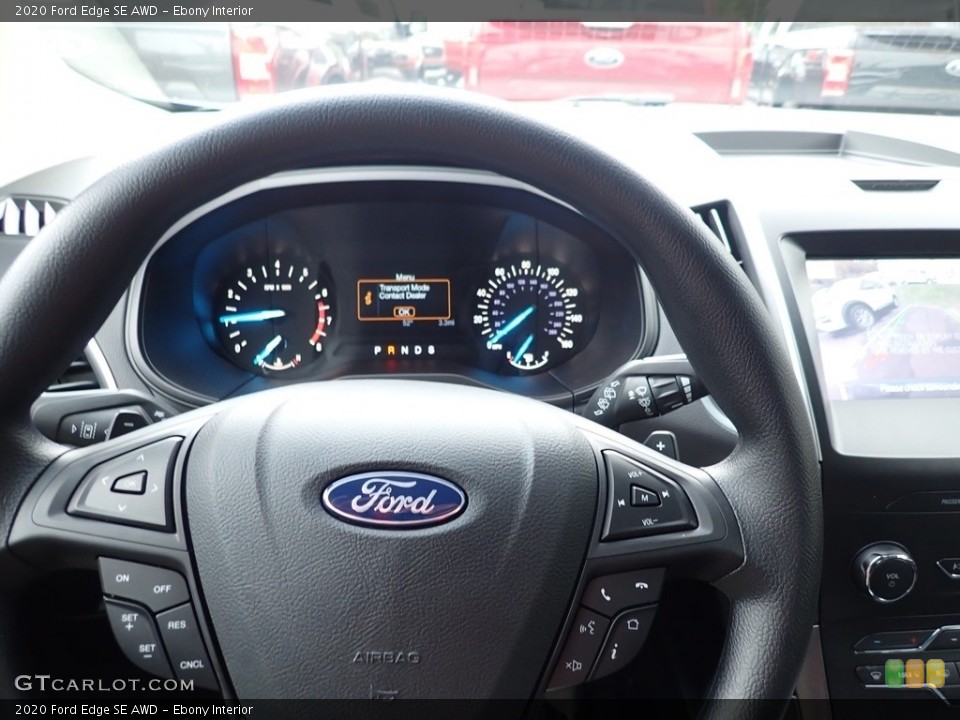 Ebony Interior Steering Wheel for the 2020 Ford Edge SE AWD #135674361