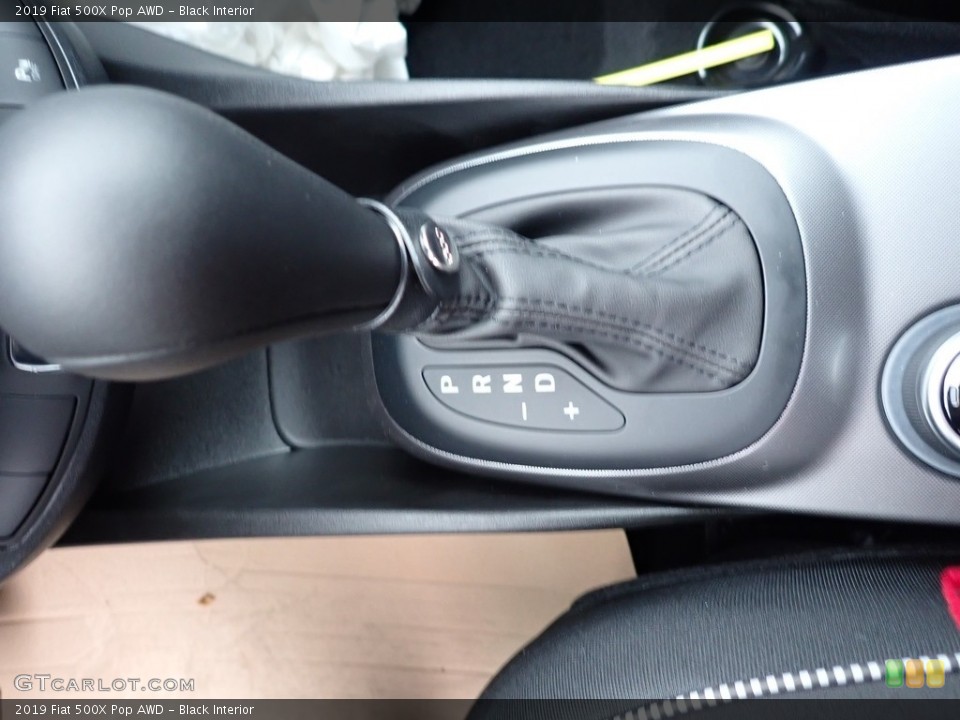 Black Interior Transmission for the 2019 Fiat 500X Pop AWD #135674778