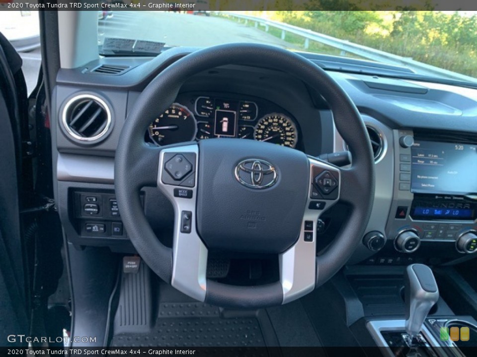 Graphite Interior Steering Wheel for the 2020 Toyota Tundra TRD Sport CrewMax 4x4 #135675402