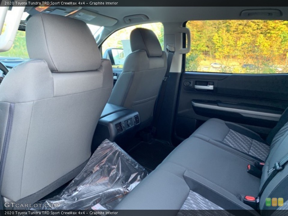 Graphite Interior Rear Seat for the 2020 Toyota Tundra TRD Sport CrewMax 4x4 #135675507