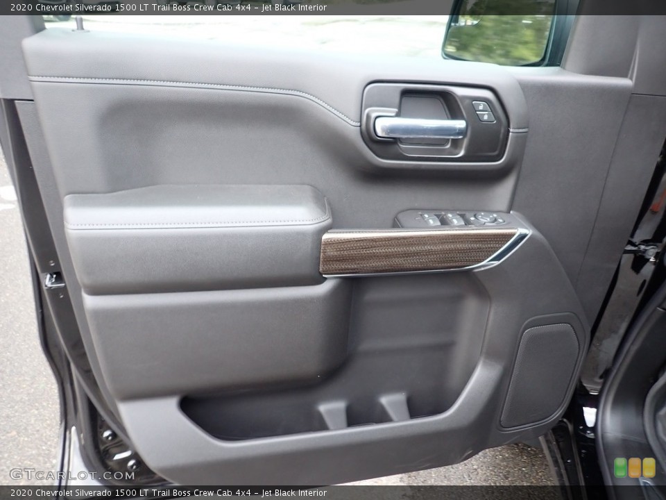 Jet Black Interior Door Panel for the 2020 Chevrolet Silverado 1500 LT Trail Boss Crew Cab 4x4 #135678099