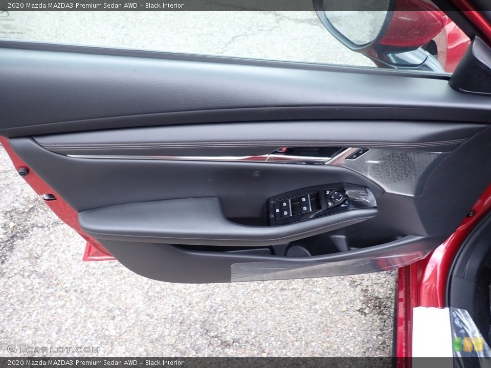 Black Interior Door Panel for the 2020 Mazda MAZDA3 Premium Sedan AWD #135678321