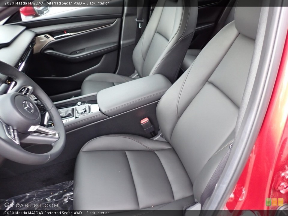 Black Interior Photo for the 2020 Mazda MAZDA3 Preferred Sedan AWD #135678699