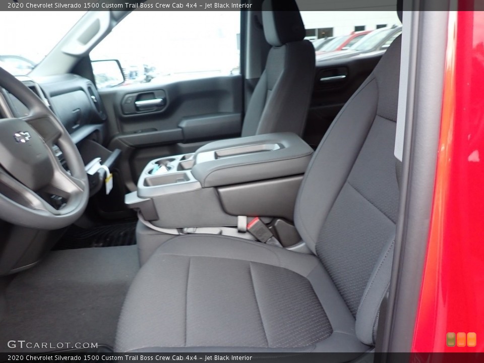 Jet Black Interior Front Seat for the 2020 Chevrolet Silverado 1500 Custom Trail Boss Crew Cab 4x4 #135679593