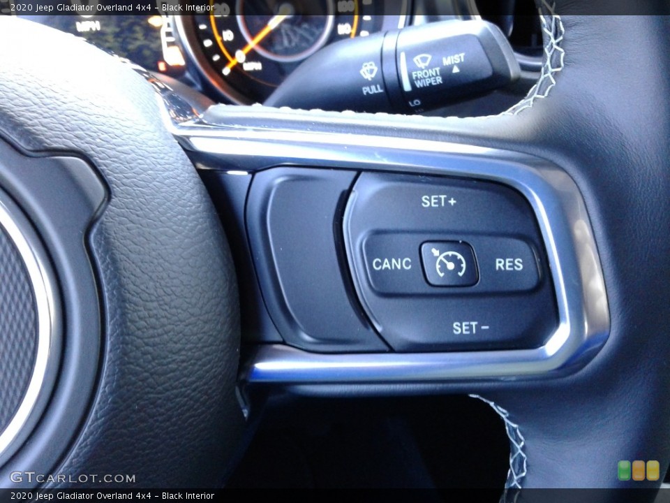 Black Interior Steering Wheel for the 2020 Jeep Gladiator Overland 4x4 #135679881
