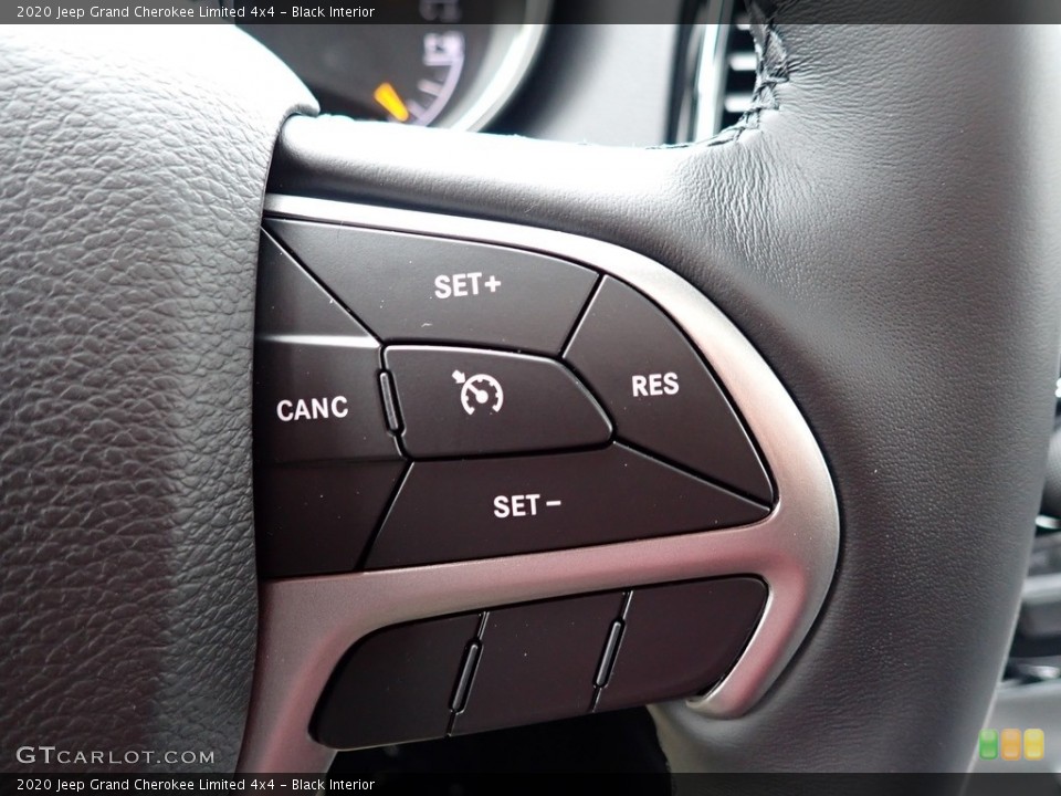 Black Interior Steering Wheel for the 2020 Jeep Grand Cherokee Limited 4x4 #135680316