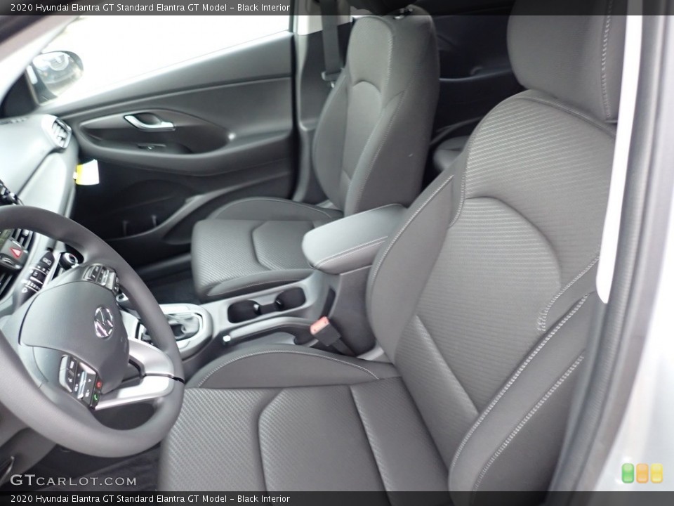 Black Interior Front Seat for the 2020 Hyundai Elantra GT  #135684525