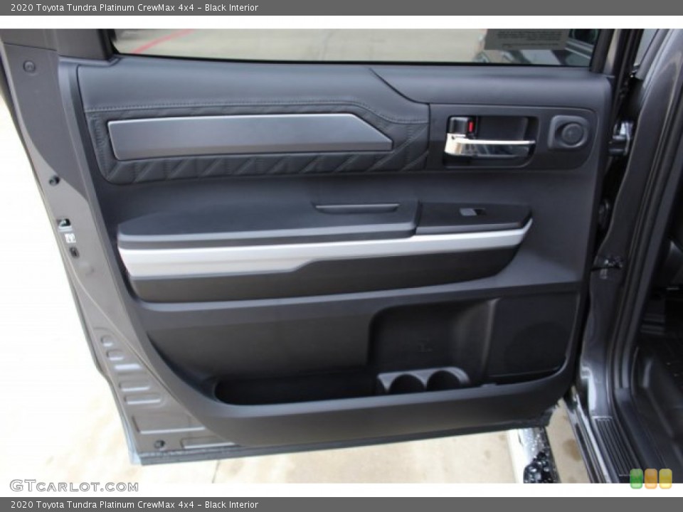 Black Interior Door Panel for the 2020 Toyota Tundra Platinum CrewMax 4x4 #135684609