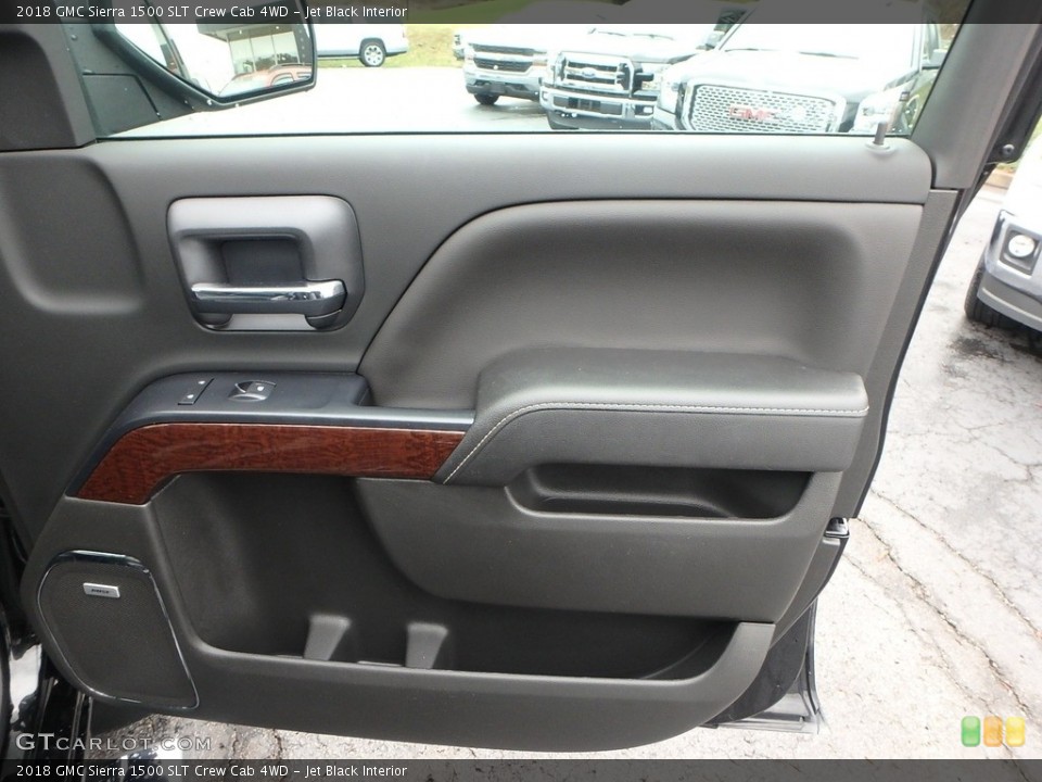 Jet Black Interior Door Panel for the 2018 GMC Sierra 1500 SLT Crew Cab 4WD #135684768