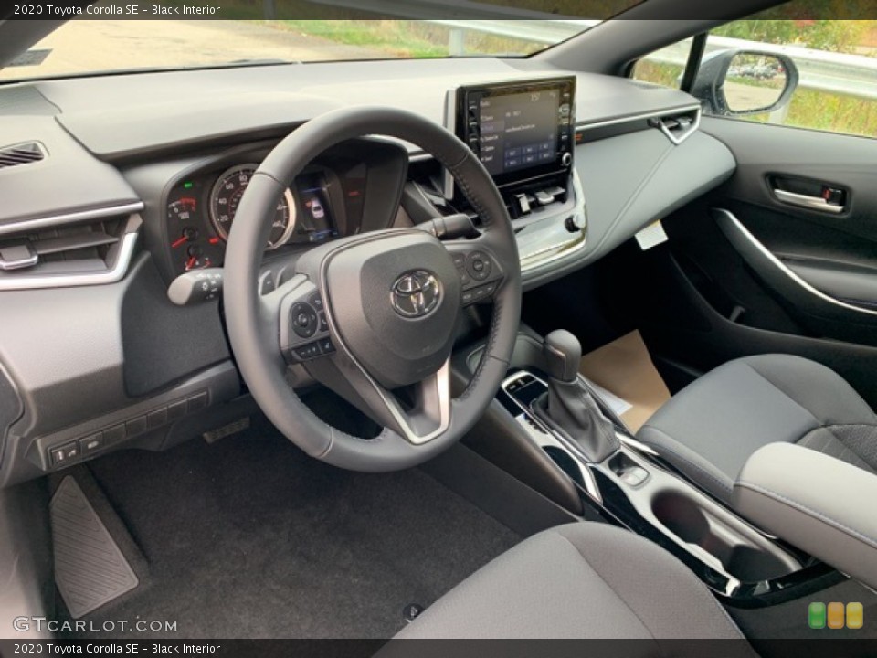 Black Interior Dashboard for the 2020 Toyota Corolla SE #135685983