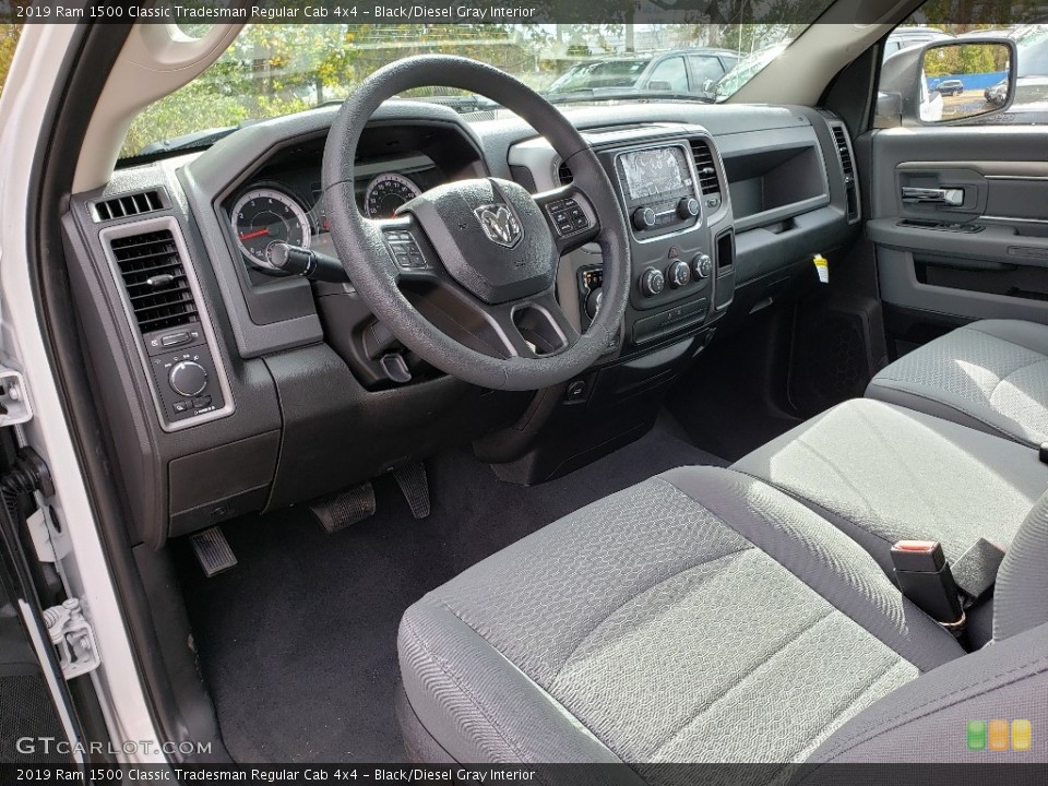 Black/Diesel Gray Interior Photo for the 2019 Ram 1500 Classic Tradesman Regular Cab 4x4 #135687504
