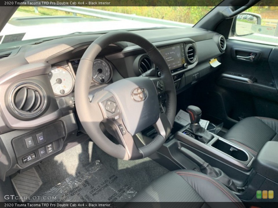 Black Interior Photo for the 2020 Toyota Tacoma TRD Pro Double Cab 4x4 #135688545