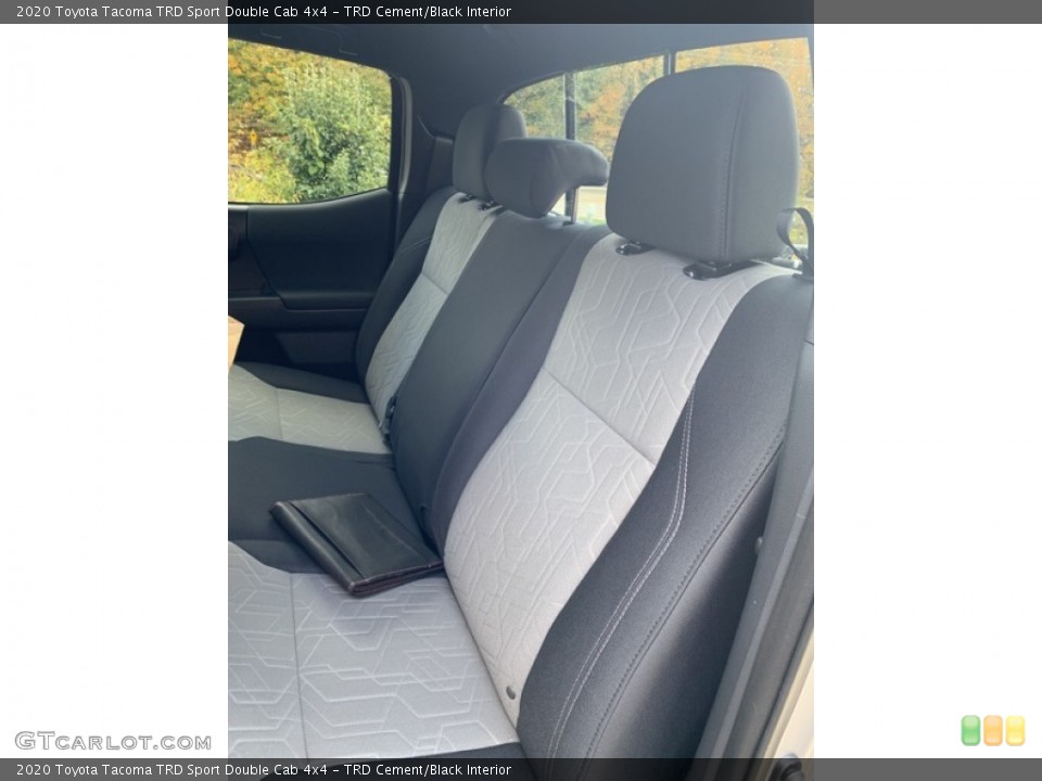 TRD Cement/Black Interior Rear Seat for the 2020 Toyota Tacoma TRD Sport Double Cab 4x4 #135689382