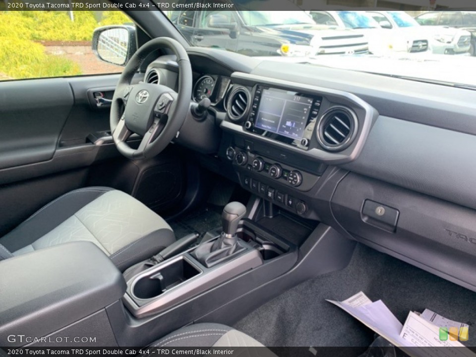 TRD Cement/Black Interior Front Seat for the 2020 Toyota Tacoma TRD Sport Double Cab 4x4 #135689481