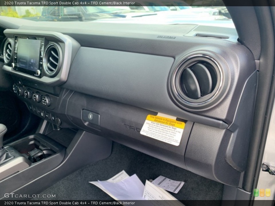 TRD Cement/Black Interior Dashboard for the 2020 Toyota Tacoma TRD Sport Double Cab 4x4 #135689490