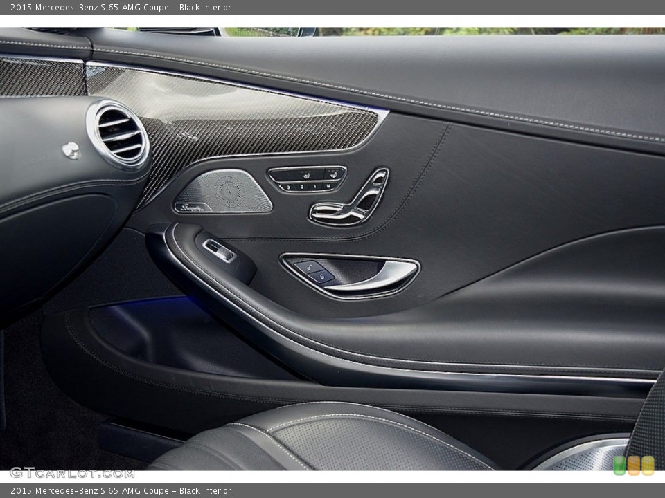 Black Interior Door Panel for the 2015 Mercedes-Benz S 65 AMG Coupe #135692841