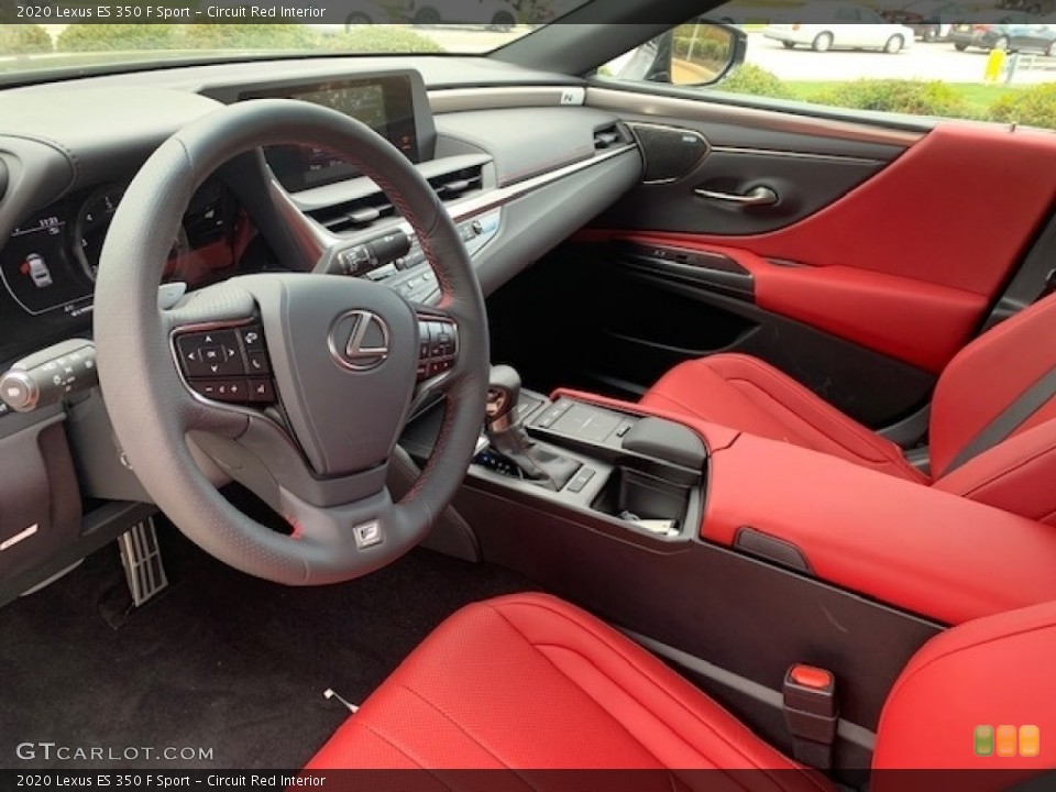 Circuit Red Interior Photo for the 2020 Lexus ES 350 F Sport #135694566