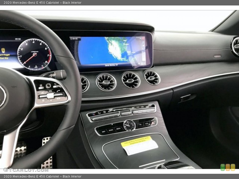 Black Interior Controls for the 2020 Mercedes-Benz E 450 Cabriolet #135696750