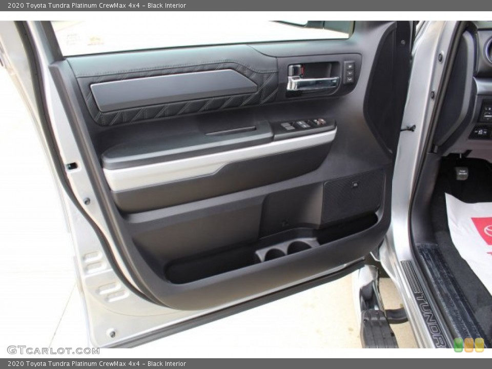 Black Interior Door Panel for the 2020 Toyota Tundra Platinum CrewMax 4x4 #135697122