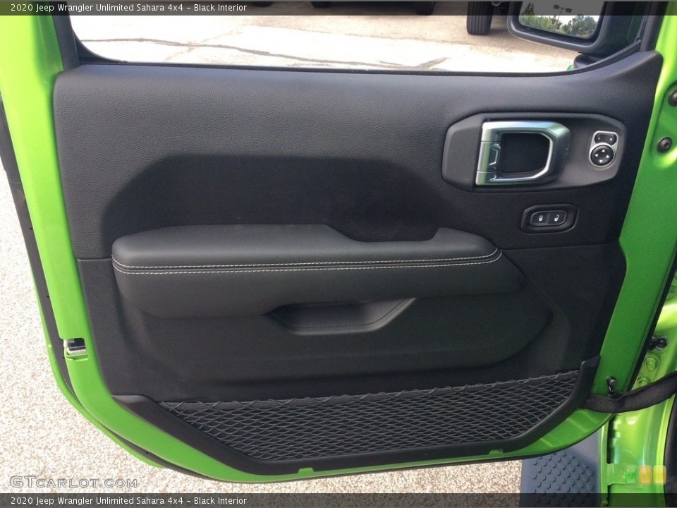 Black Interior Door Panel for the 2020 Jeep Wrangler Unlimited Sahara 4x4 #135697398