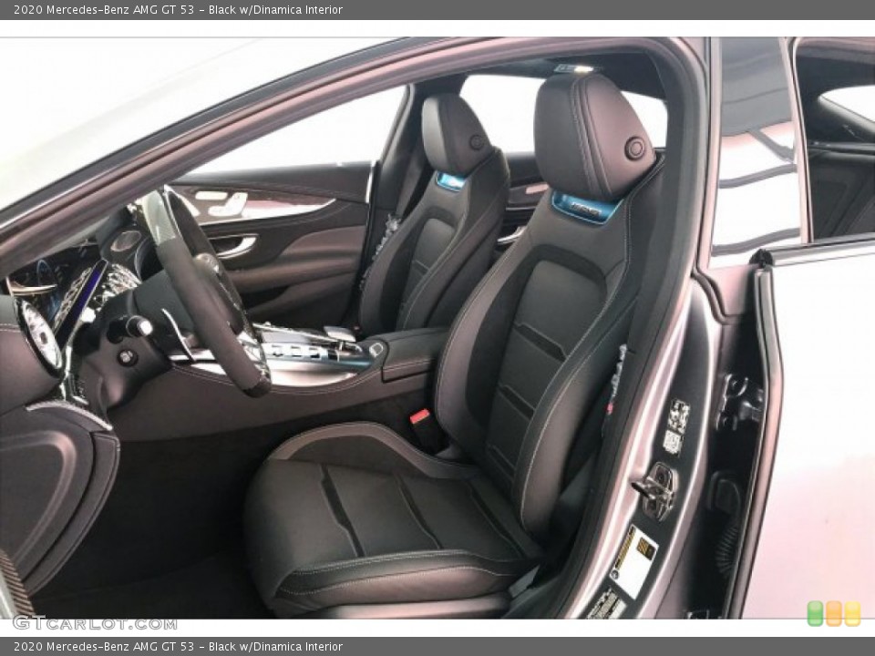 Black w/Dinamica Interior Front Seat for the 2020 Mercedes-Benz AMG GT 53 #135698421