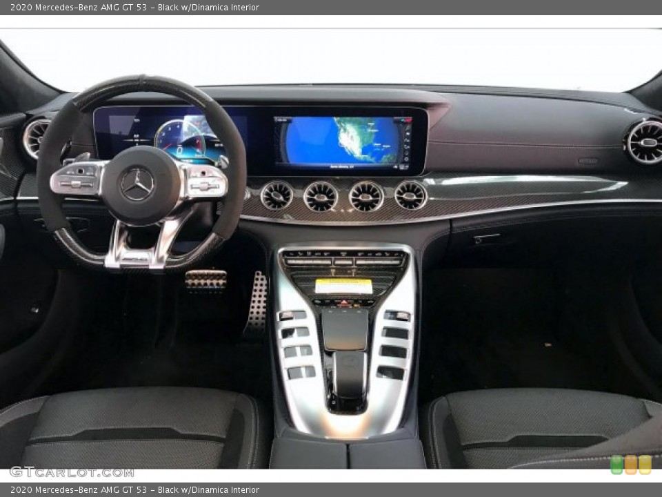 Black w/Dinamica Interior Dashboard for the 2020 Mercedes-Benz AMG GT 53 #135698487