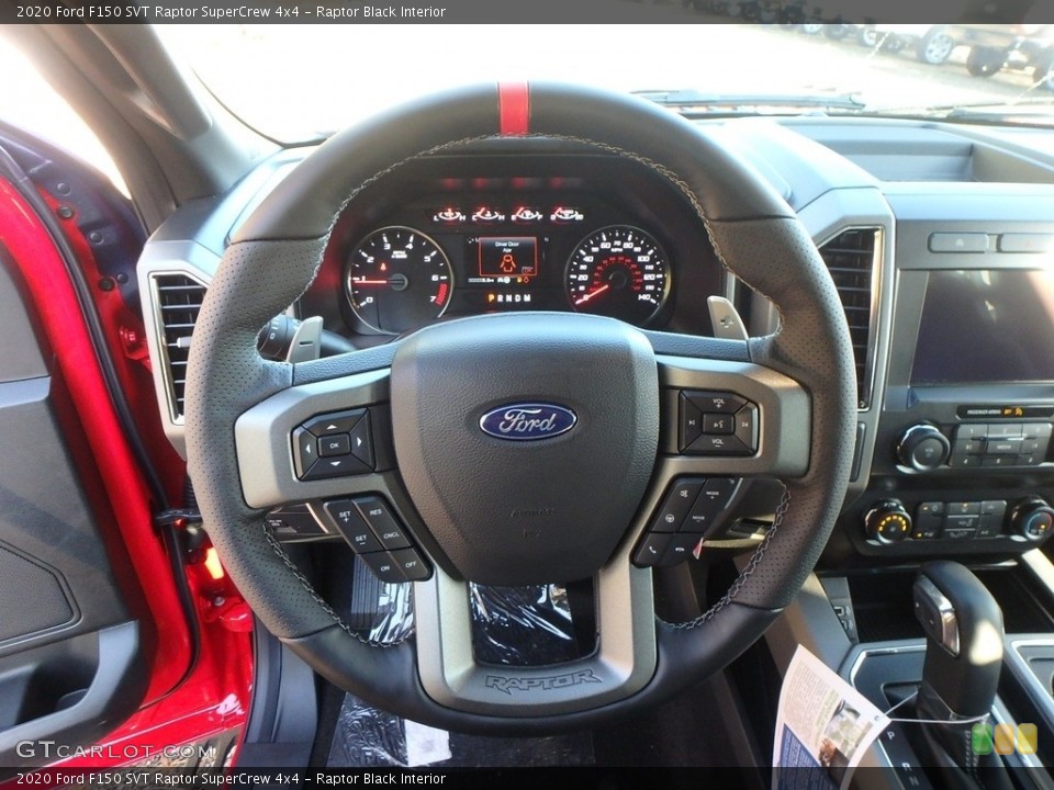 Raptor Black Interior Steering Wheel for the 2020 Ford F150 SVT Raptor SuperCrew 4x4 #135699421