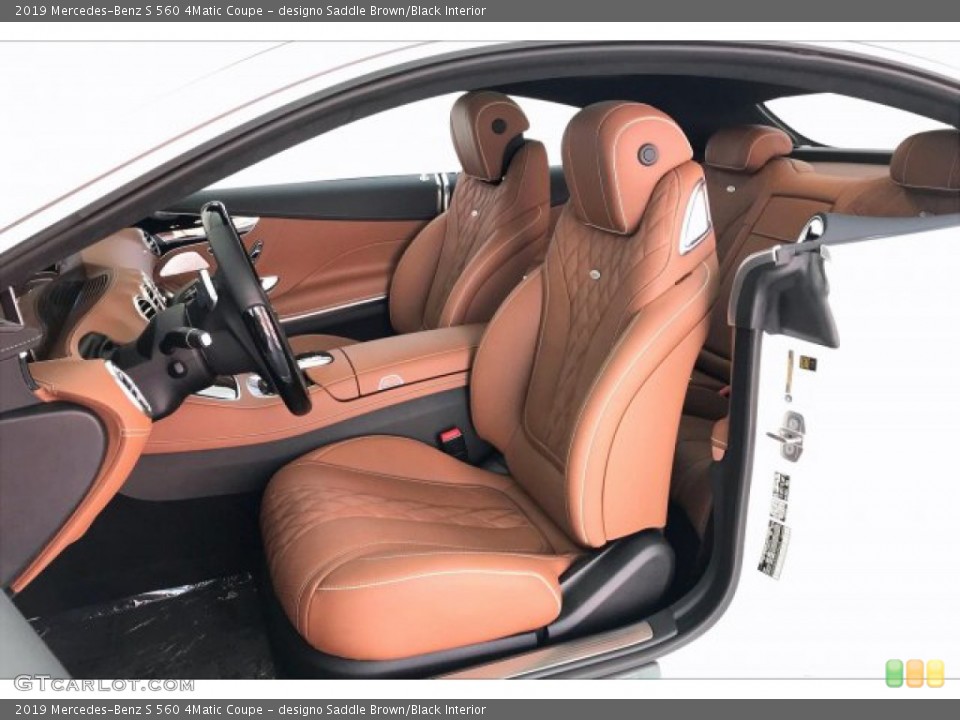 designo Saddle Brown/Black Interior Photo for the 2019 Mercedes-Benz S 560 4Matic Coupe #135699468