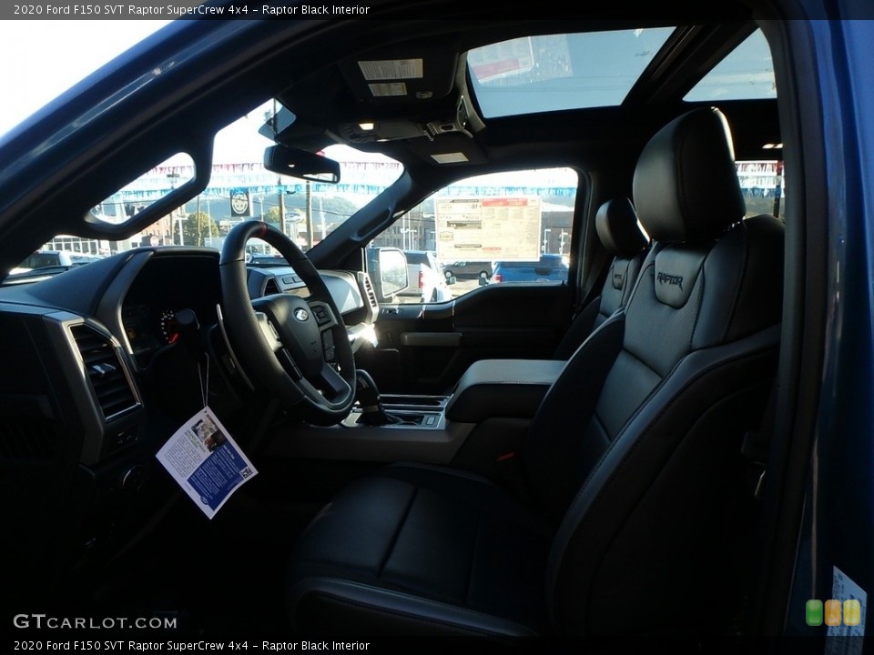 Raptor Black Interior Front Seat for the 2020 Ford F150 SVT Raptor SuperCrew 4x4 #135699846