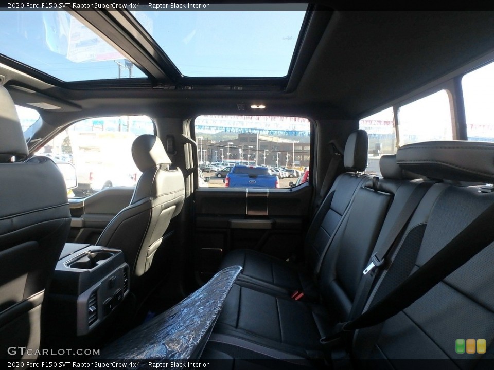 Raptor Black Interior Rear Seat for the 2020 Ford F150 SVT Raptor SuperCrew 4x4 #135699870
