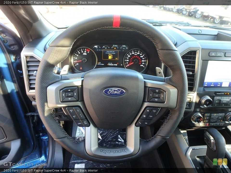 Raptor Black Interior Steering Wheel for the 2020 Ford F150 SVT Raptor SuperCrew 4x4 #135699948