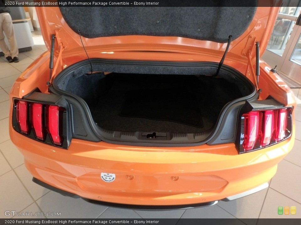 Ebony Interior Trunk for the 2020 Ford Mustang EcoBoost High Performance Package Convertible #135700137