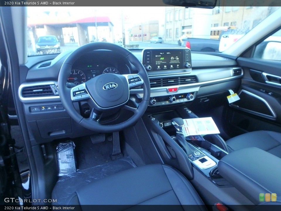 Black Interior Front Seat for the 2020 Kia Telluride S AWD #135700941