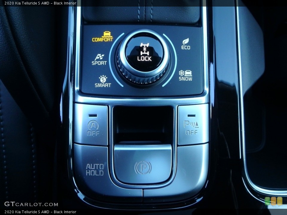 Black Interior Controls for the 2020 Kia Telluride S AWD #135700989