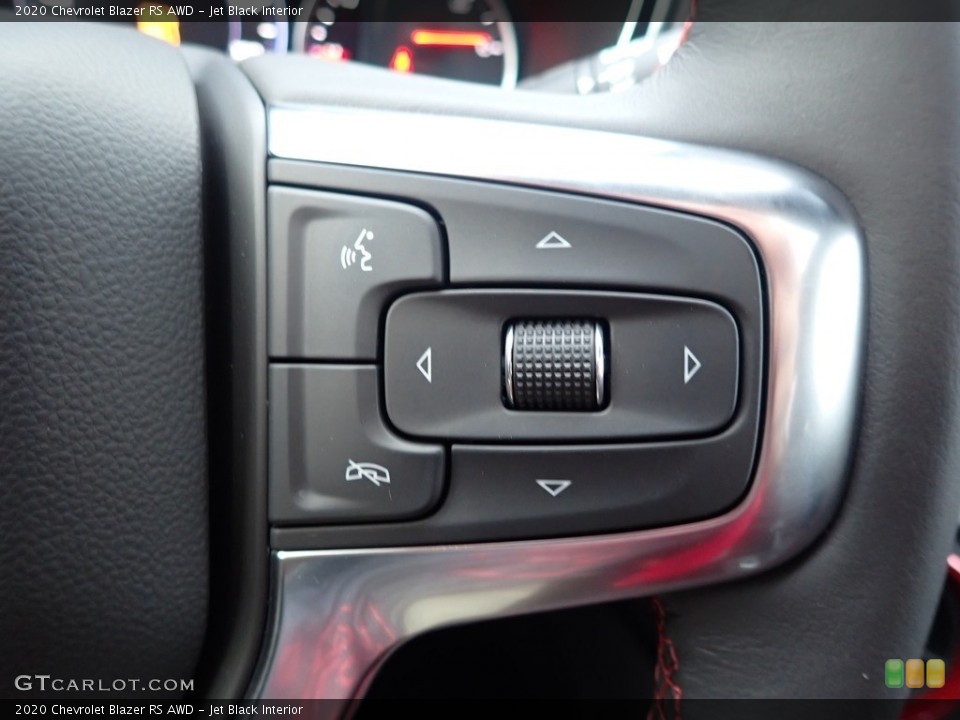 Jet Black Interior Steering Wheel for the 2020 Chevrolet Blazer RS AWD #135707175