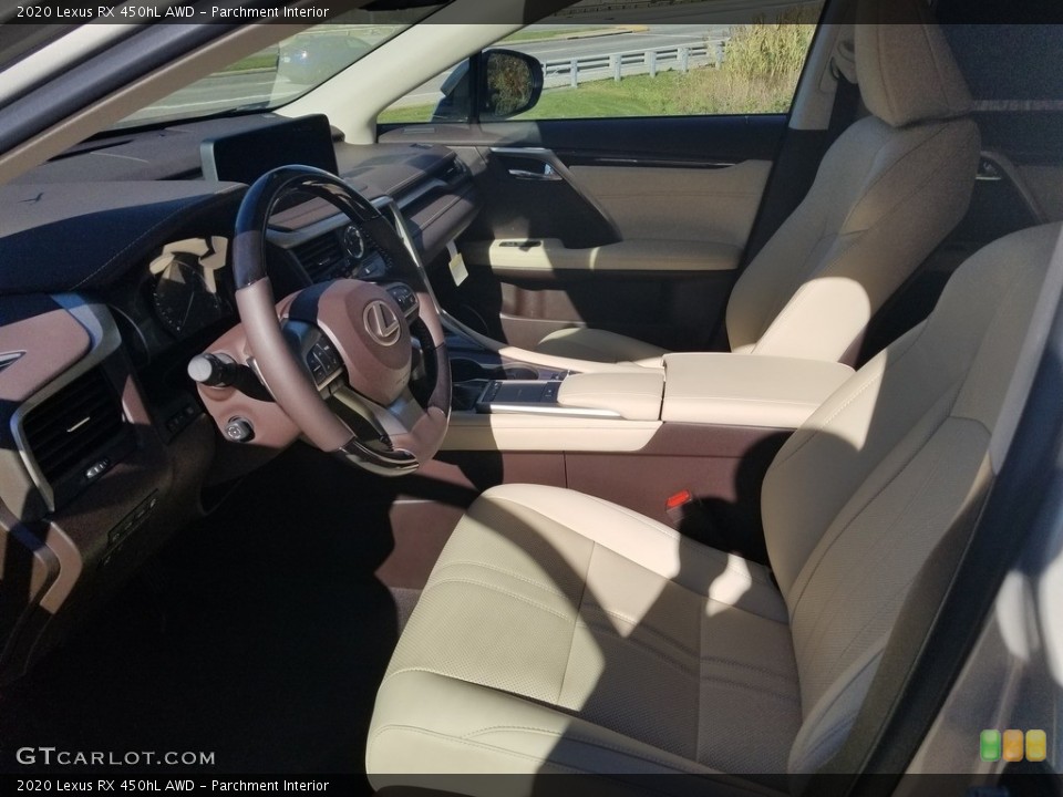 Parchment Interior Photo for the 2020 Lexus RX 450hL AWD #135711746