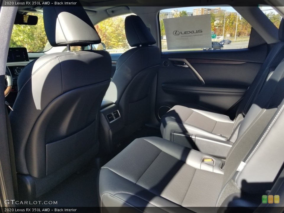 Black Interior Rear Seat for the 2020 Lexus RX 350L AWD #135711869