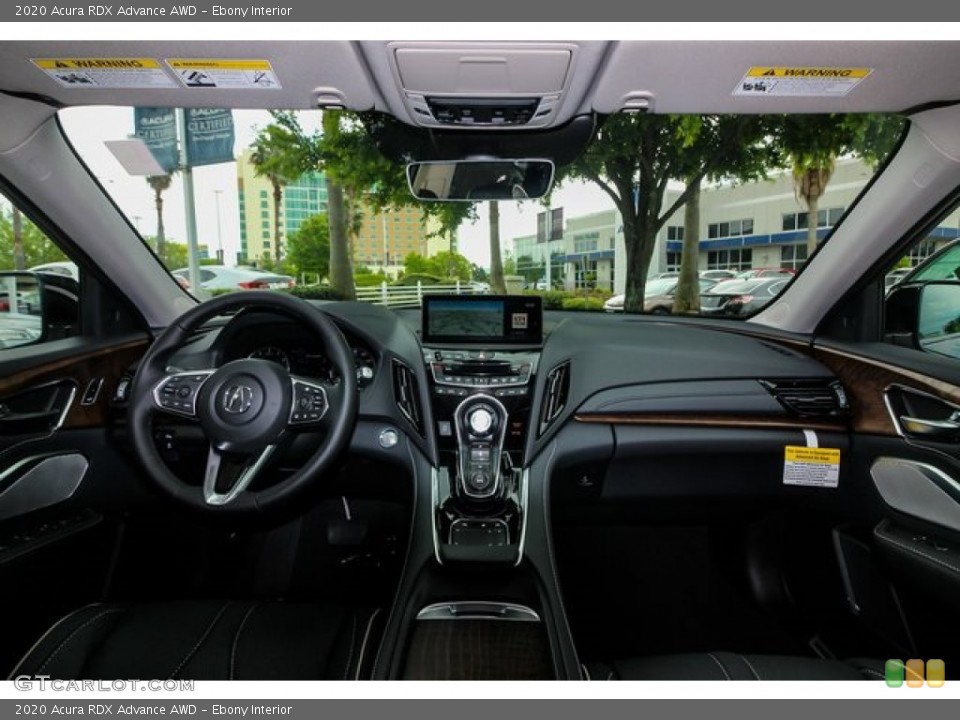 Ebony Interior Dashboard for the 2020 Acura RDX Advance AWD #135718111