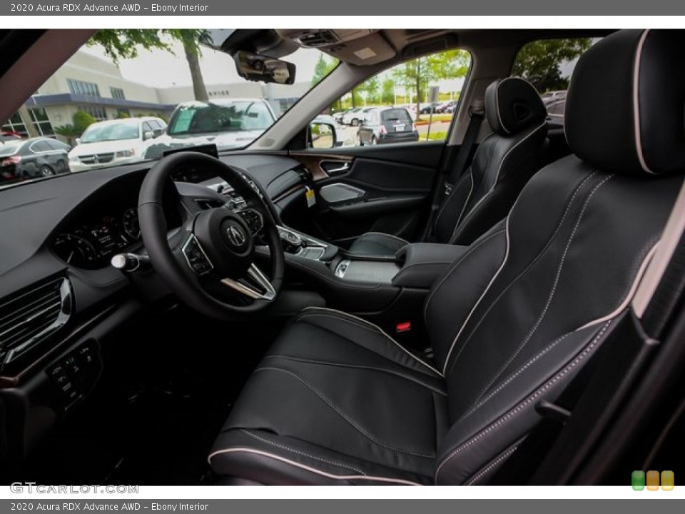 Ebony Interior Front Seat for the 2020 Acura RDX Advance AWD #135718228