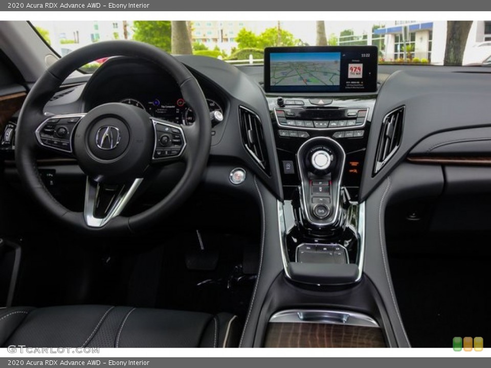 Ebony Interior Dashboard for the 2020 Acura RDX Advance AWD #135718390