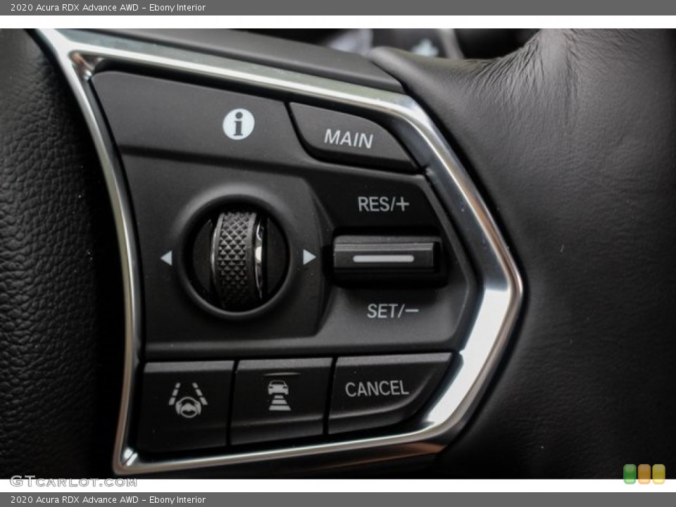 Ebony Interior Steering Wheel for the 2020 Acura RDX Advance AWD #135718561
