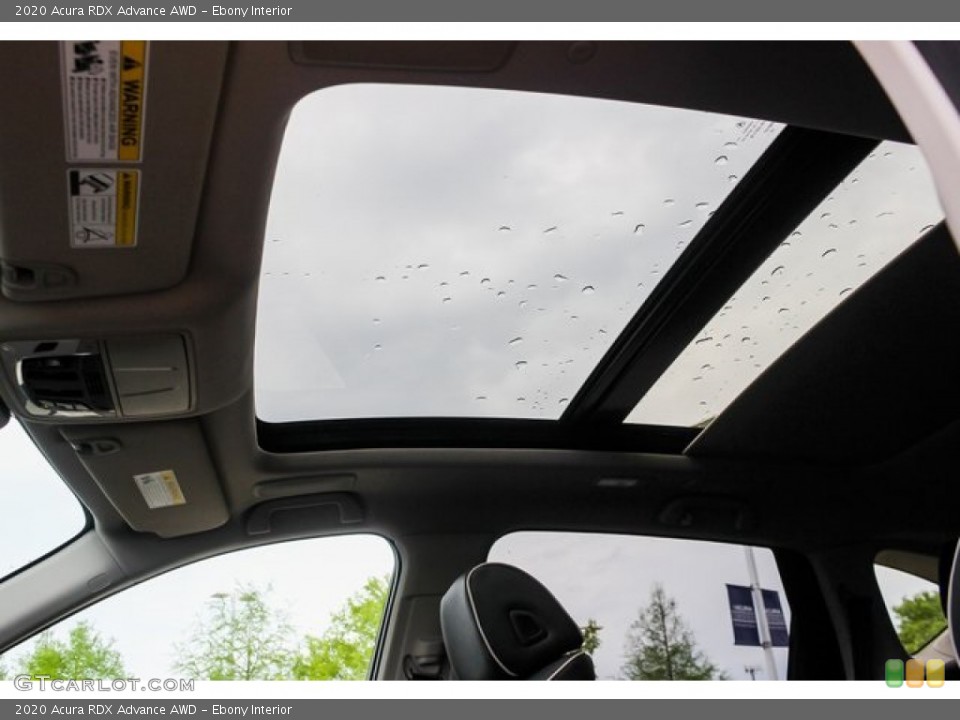 Ebony Interior Sunroof for the 2020 Acura RDX Advance AWD #135718909