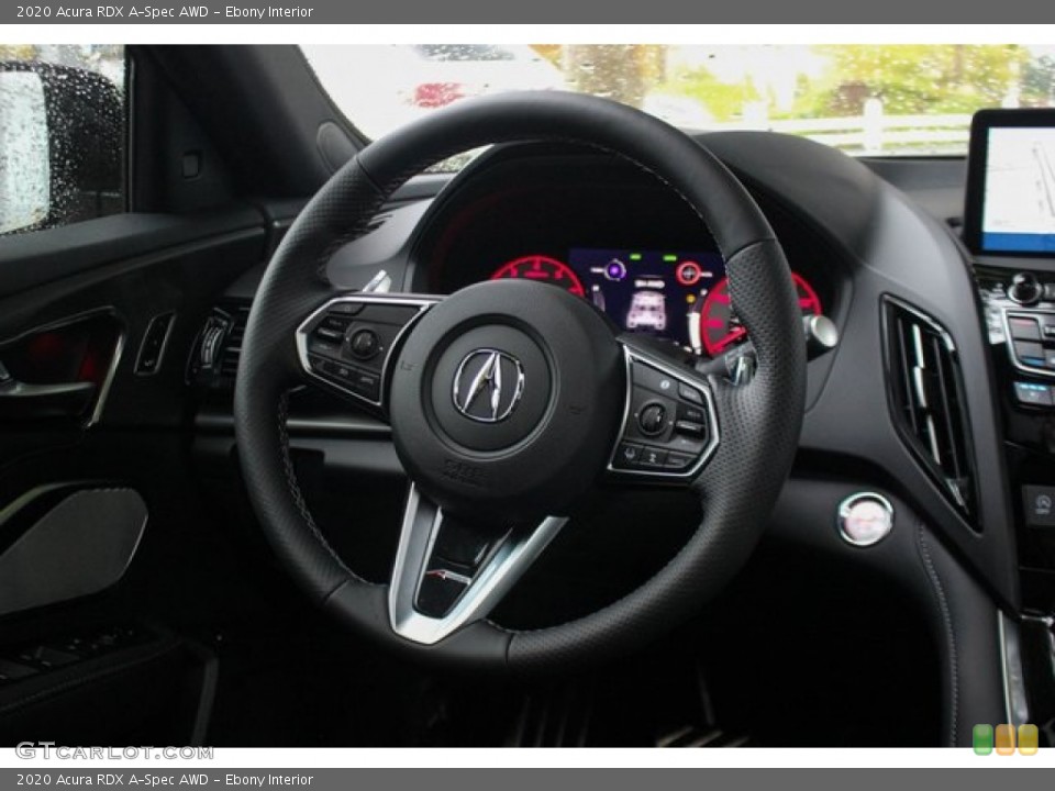 Ebony Interior Steering Wheel for the 2020 Acura RDX A-Spec AWD #135719818