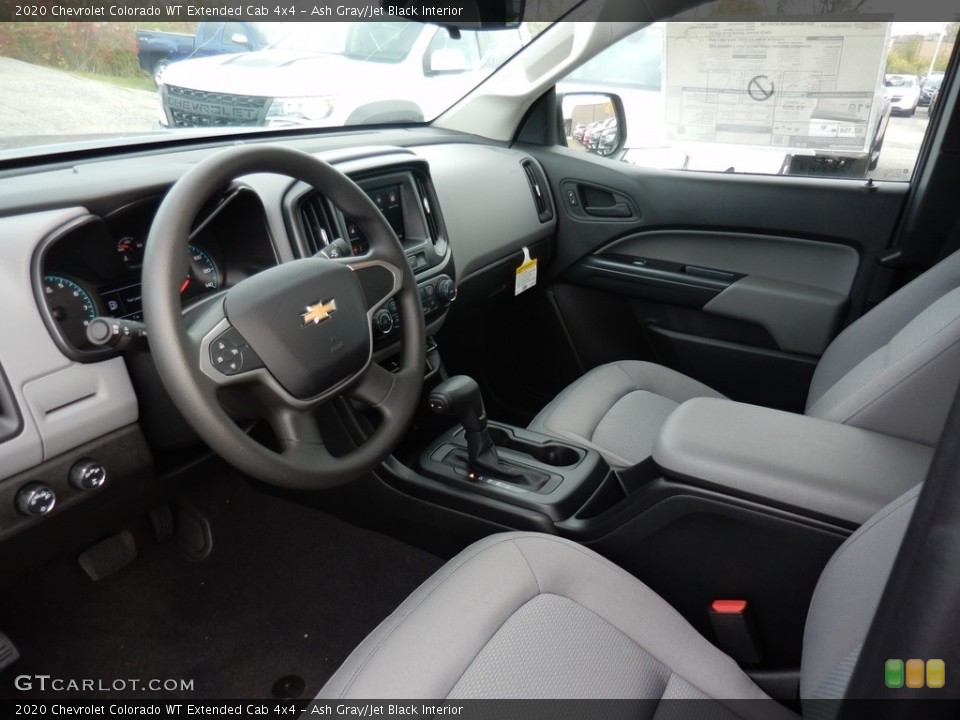 Ash Gray/Jet Black Interior Photo for the 2020 Chevrolet Colorado WT Extended Cab 4x4 #135721303