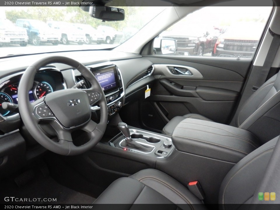 Jet Black Interior Photo for the 2020 Chevrolet Traverse RS AWD #135722425