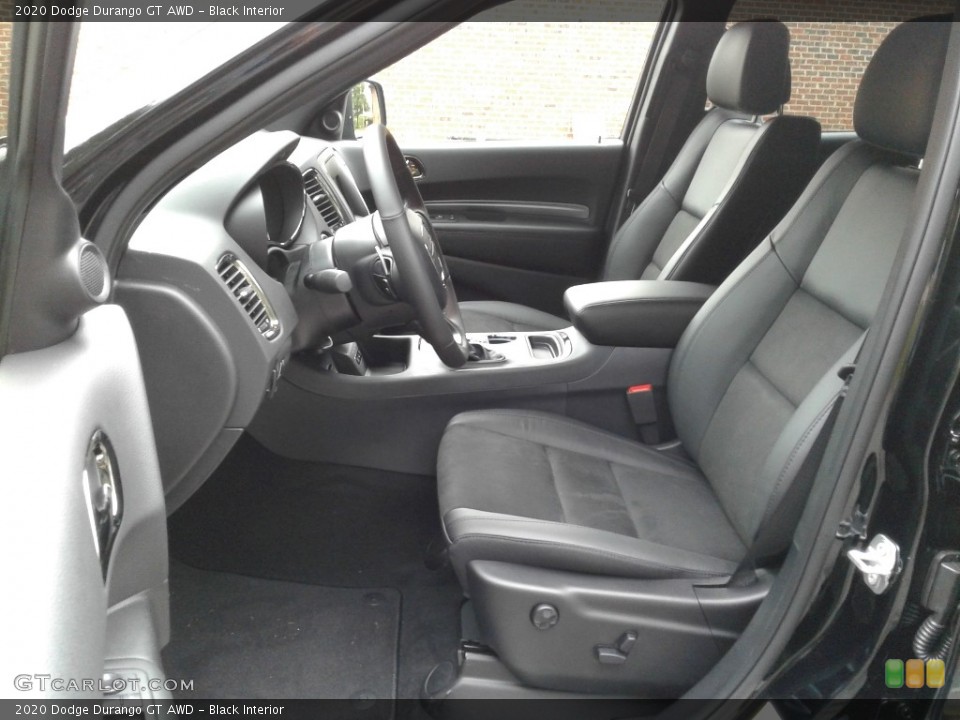 Black Interior Front Seat for the 2020 Dodge Durango GT AWD #135726832