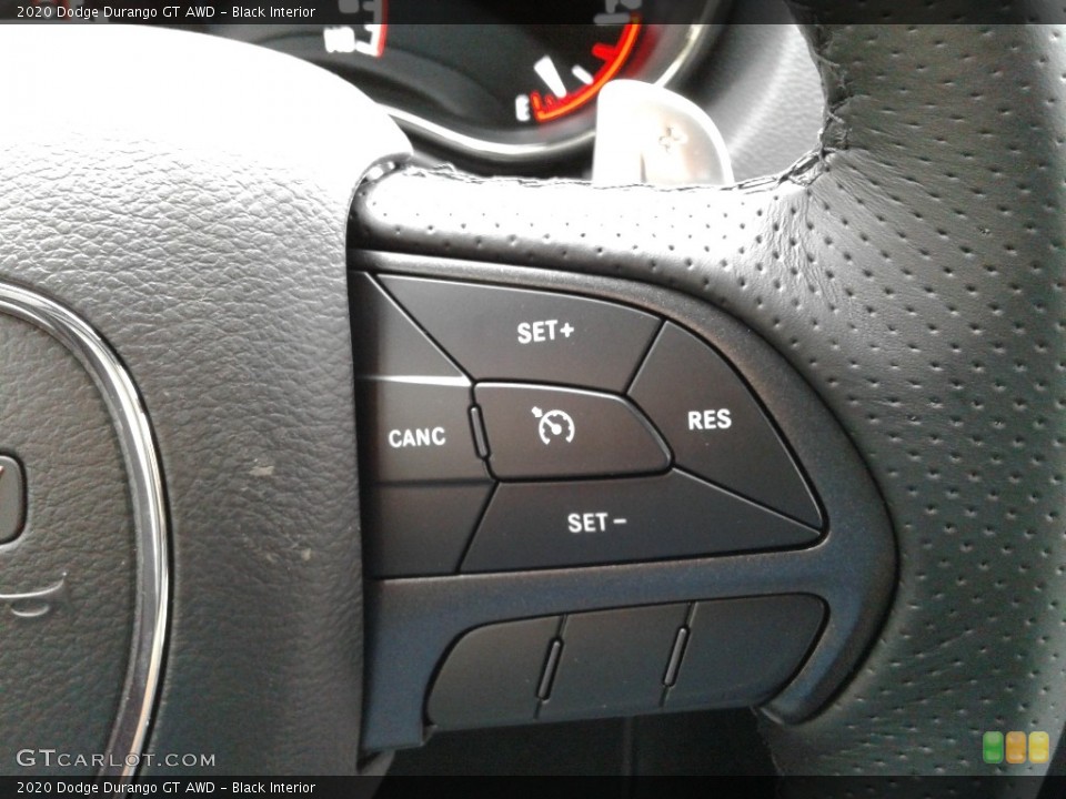 Black Interior Steering Wheel for the 2020 Dodge Durango GT AWD #135727036