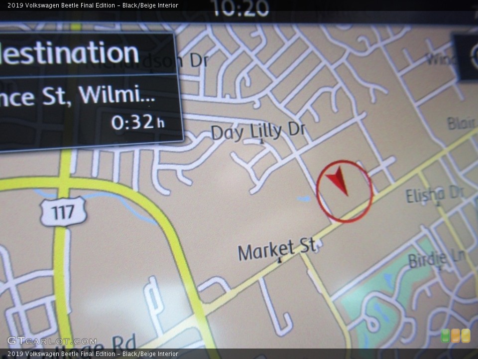 Black/Beige Interior Navigation for the 2019 Volkswagen Beetle Final Edition #135728465