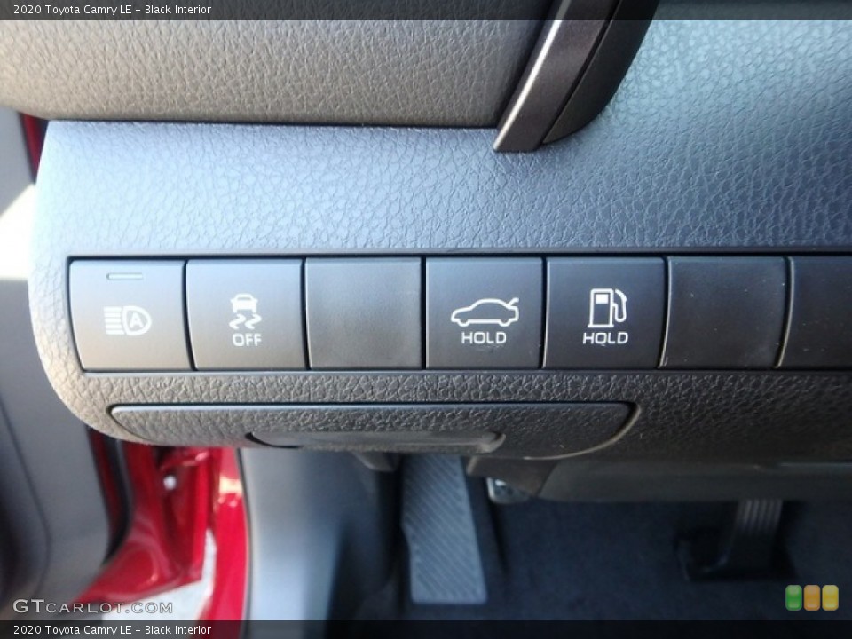 Black Interior Controls for the 2020 Toyota Camry LE #135728510