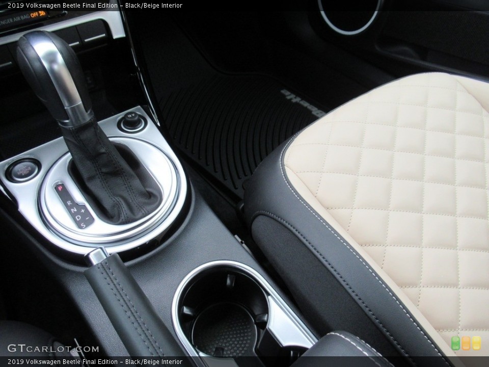 Black/Beige Interior Transmission for the 2019 Volkswagen Beetle Final Edition #135728555